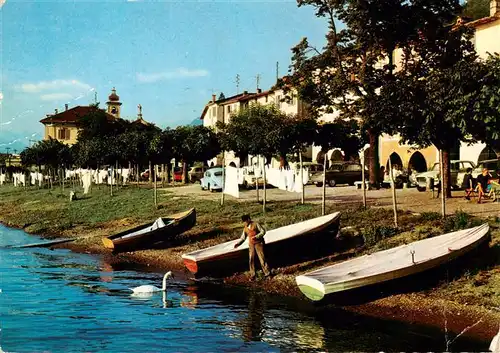 AK / Ansichtskarte  Bissone_Lago_di_Lugano_TI Panorama