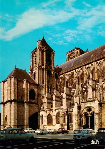 AK / Ansichtskarte  Bourges_18_Cher La Cathedrale St Etienne Le portail lateral