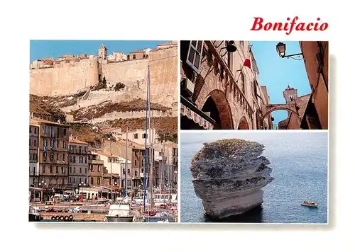 AK / Ansichtskarte  Bonifacio_2A_Corse_du_Sud Le vieux port Ruelle Le grain de sable
