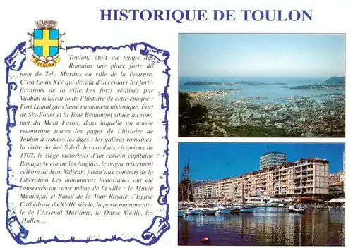 AK / Ansichtskarte  Toulon_-sur-Mer_83_Var Vue aerienne Le Port