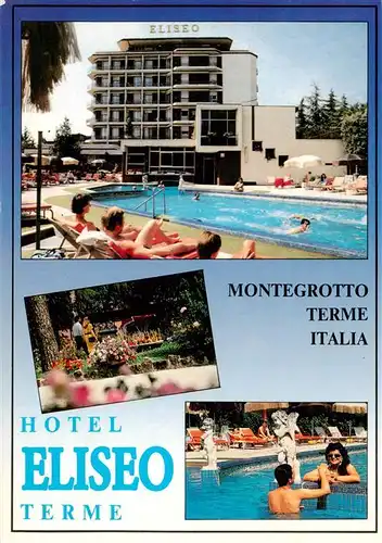 AK / Ansichtskarte 73946467 Montegrotto_Terme_Veneto_IT Hotel Eiliseo Pool Park