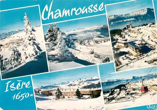 AK / Ansichtskarte  Chamrousse_38_Isere La station et Roche Beranger Vue aerienne