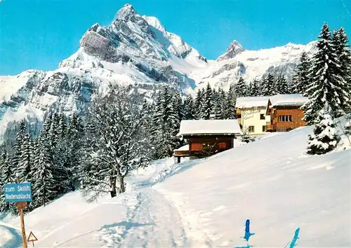 AK / Ansichtskarte  Braunwald_GL mit Ortstock