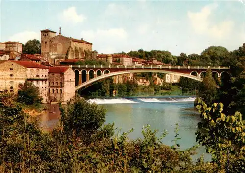 AK / Ansichtskarte  Gaillac_81 Le Pont sur le Tarn et lEglise St Michel