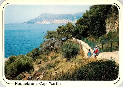 AK / Ansichtskarte  Roquebrune-Cap-Martin_06_Alpes-Maritimes Chemin des Douaniers