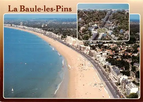 AK / Ansichtskarte  La_Baule-les-Pins_La_Baule_sur_Mer_44 Vue aerienne La place des Palmiers et la plage