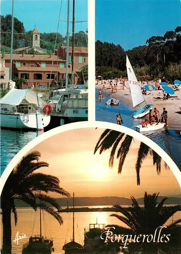 AK / Ansichtskarte  Porquerolles Souvenir de Porquerolles