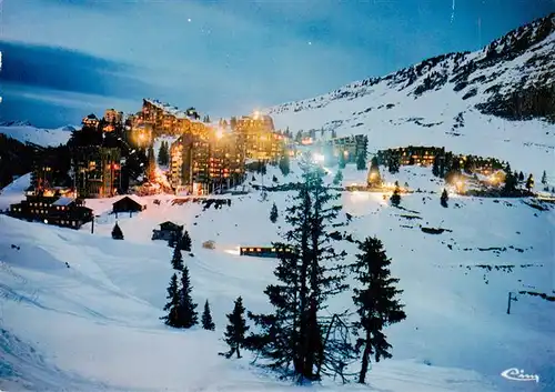AK / Ansichtskarte  Avoriaz Station sans voitures Vue de nuit