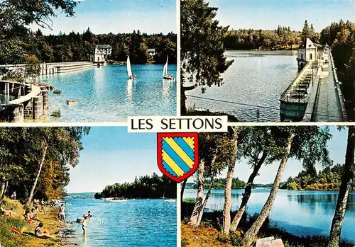 AK / Ansichtskarte  Les_Settons_58 Lac des Settons Vue partielles