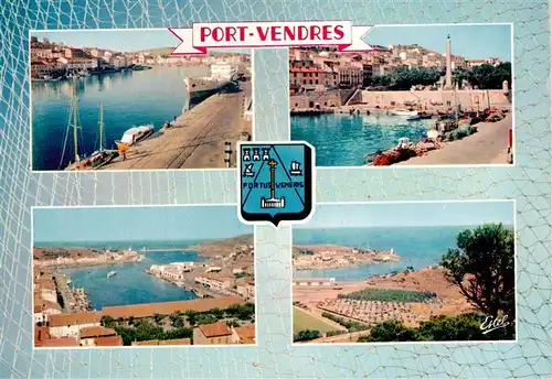 AK / Ansichtskarte  Port-Vendres_66_Pyrenees-Orientales Le port et les quais Le port et lobelisque Vue generale du port Le port et le camping