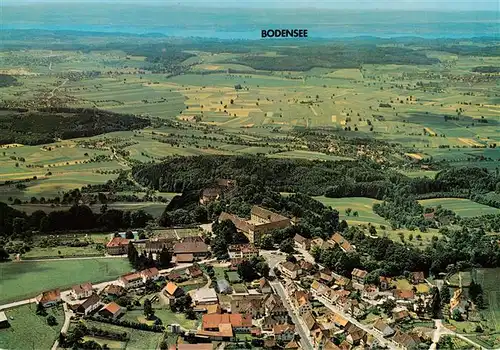 AK / Ansichtskarte  Heiligenberg_Baden Fliegeraufnahme mit Bodenseeblick