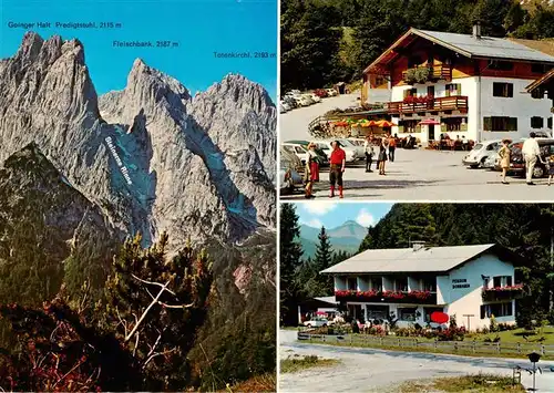 AK / Ansichtskarte  Kirchdorf_Tirol_AT Gebirgspanorama Wilder Kaiser Griesner Alm Pension Dornauer