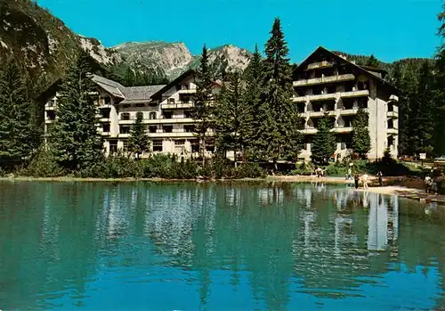 AK / Ansichtskarte 73946630 Pustertal_Suedtirol_IT Hotel Pragser Wildsee
