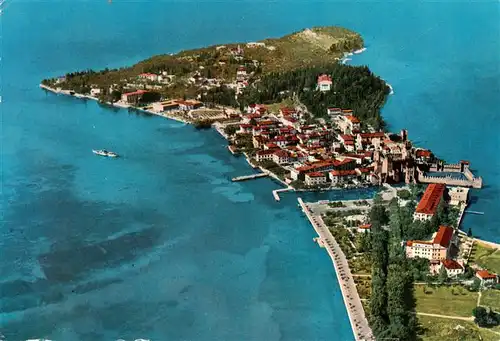 AK / Ansichtskarte  Sirmione_Lago_di_Garda Fliegeraufnahme