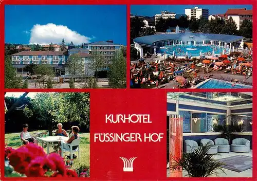 AK / Ansichtskarte 73946659 Bad_Fuessing Kurhotel Fuessinger Hof Freibad