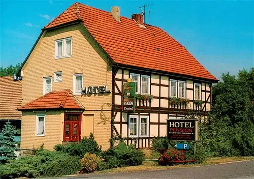 AK / Ansichtskarte 73946672 Kirchheim_Hessen Hotel Pension Eberbeck