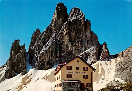 AK / Ansichtskarte  Sesto__Sexten_Pustertal_Suedtirol_IT Cima Dodici Croda dei Toni Zwoelferkofel Rifugio Zsigmondi Comici Dolomiten