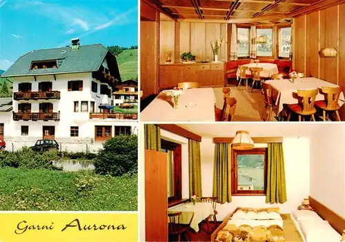 AK / Ansichtskarte 73946719 San_Vigilio_di_Marebbe_Dolomiti_IT Garni Hotel Aurona Restaurant Fremdenzimmer