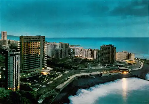 AK / Ansichtskarte  Puerto-de-la-Cruz_Tenerife_ES Vista parcial de noche