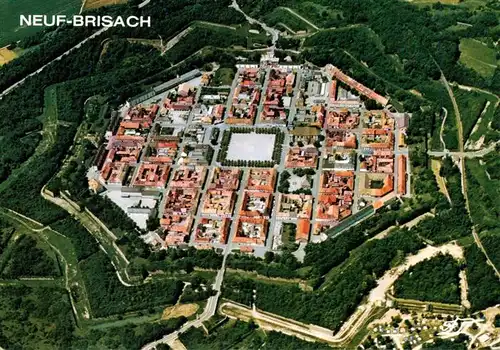 AK / Ansichtskarte  Neuf-Brisach_Neu-Breisach_68_Haut-Rhin Fliegeraufnahme