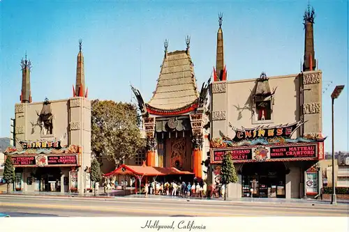 AK / Ansichtskarte 73946750 Hollywood__Los_Angeles_California_USA Chinese Theatre