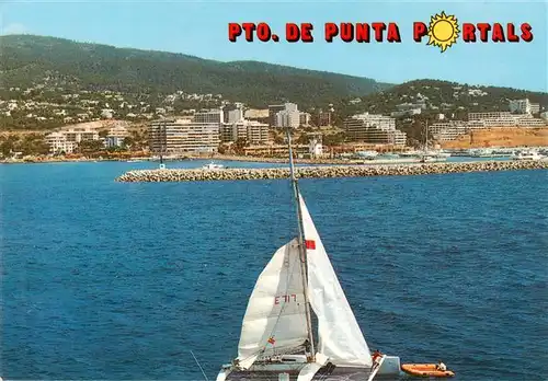 AK / Ansichtskarte  Portals_Nous_Calvia_Mallorca_ES Ansicht vom Meer aus Segeln