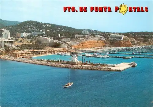 AK / Ansichtskarte 73946754 Portals_Nous_Calvia_Mallorca_ES Puerto de Punta Portals vista aérea