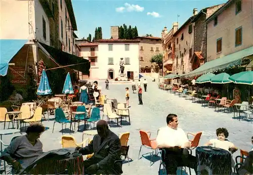 AK / Ansichtskarte 73946757 Montecatini_Alto_Toscana_IT Piazza G. Giusti Strassencafés