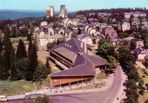 AK / Ansichtskarte 73946772 Oberhof__Thueringen Blick vom FDGB-Erholungsheim Rennsteig