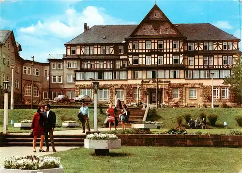 AK / Ansichtskarte  Oberhof_Thueringen Reisebuero der DDR Hotel Ernst-Thaelmann-Haus