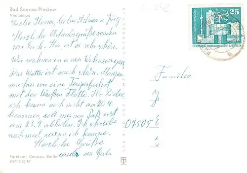 AK / Ansichtskarte  Pieskow_Bad_Saarow Neptunbad
