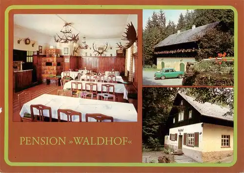 AK / Ansichtskarte 73946815 Venusberg_Zschopau Pension Waldhof Gastraum