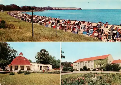 AK / Ansichtskarte  Boltenhagen_Ostseebad Strand Pavillon Bar FDGB Erholungsheim Fritz Reuter