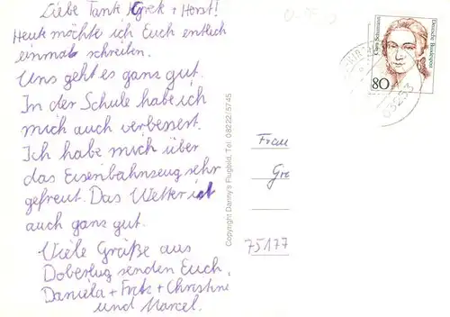 AK / Ansichtskarte  Doberburg Fliegeraufnahme