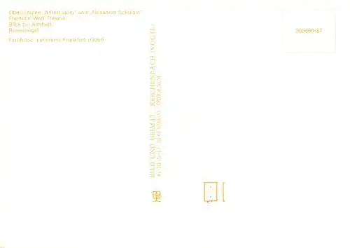 AK / Ansichtskarte  Eisenhuettenstadt Oberschulen Alfred Jung und Alexander Schulgin Friedrich Wolf Theater Altstadtblick Rosenhuegel