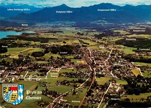 AK / Ansichtskarte 73946881 Prien_Chiemsee Panorama Kneipp- Luftkurort Bayerische Alpen