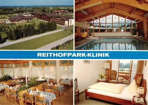 AK / Ansichtskarte 73946884 Bad_Feilnbach Reithofpark-Klinik Hallenbad Fremdenzimmer Restaurant Luftbild