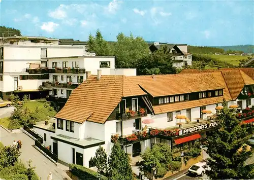 AK / Ansichtskarte 73946888 Luetzenhardt_Waldachtal_BW Hotel Restaurant Sanatorium Pfeiffer's Kurhotel