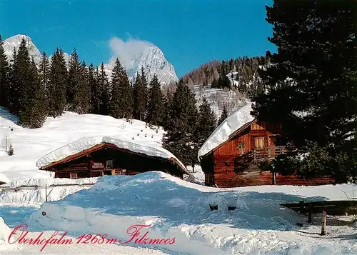 AK / Ansichtskarte 73946906 Filzmoos_AT Gasthaus Oberhofalm Winterimpressionen Dachsteingebirge