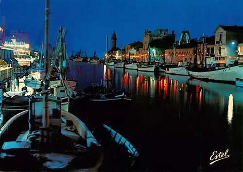 AK / Ansichtskarte  Le_Grau-du-Roi_30_Gard Le port vu de nuit
