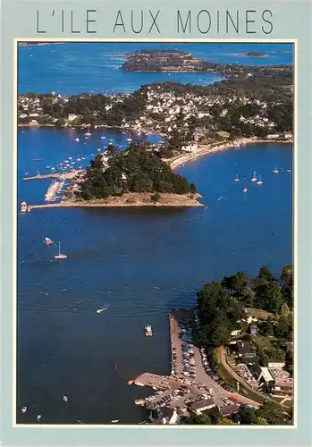 AK / Ansichtskarte  Ile-aux-Moines_56_Morbihan Port blanc et l'île vue aérienne