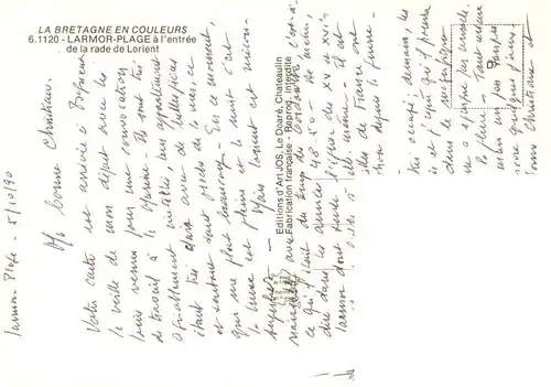 AK / Ansichtskarte  Larmor-Plage_56_Morbihan Entrée de la rade de Lorien vue aérienne