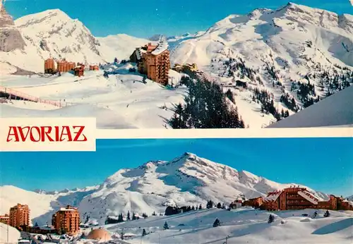 AK / Ansichtskarte  Avoriaz Station d'hiver vue panoramique Alpes Francaises