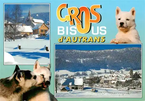 AK / Ansichtskarte  Autrans_38_Isere Cros bisus des chiens Vue panoramique en hiver