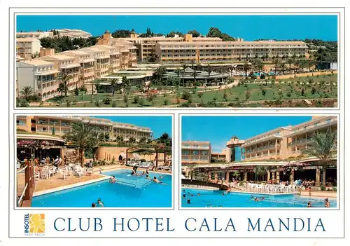 AK / Ansichtskarte 73947003 Cala_Mandia_Manacor_Mallorca_ES Club Hotel Swimming Pool