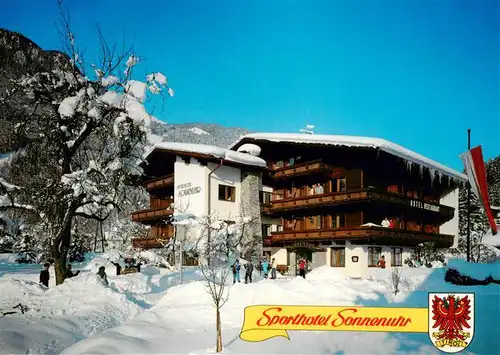 AK / Ansichtskarte 73947009 Kramsach_Tirol_AT Sporthotel Sonnenuhr im Winterzauber