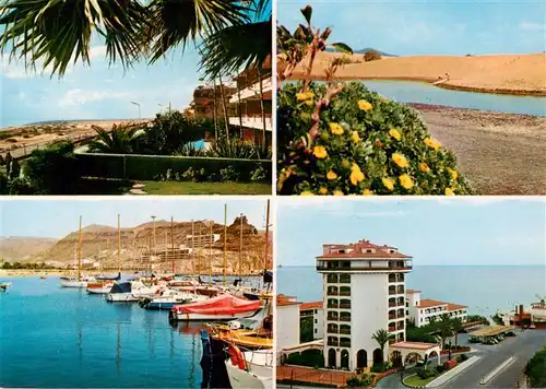 AK / Ansichtskarte 73947012 Las_Palmas_Gran_Canaria Panorama Hotel Hafen