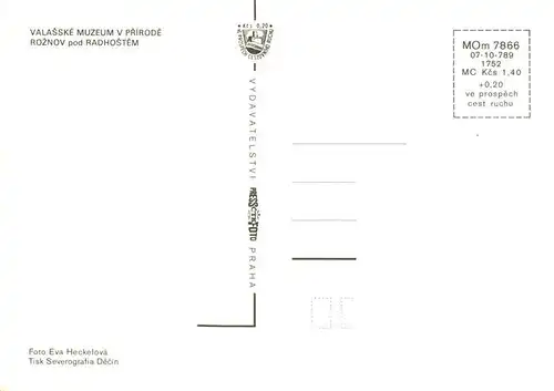 AK / Ansichtskarte  Roznov_pod_Radhostem_Rosenau_Radhost_CZ Valasske Muzeum v Prirode Freilichtmuseum