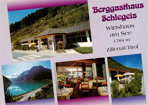 AK / Ansichtskarte 73947028 Ginzling_Mayrhofen_Tirol_AT Berggasthaus Schlegeis Wirtshaus am See