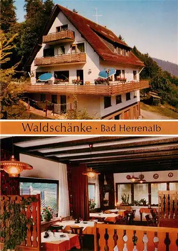 AK / Ansichtskarte 73947077 Bad_Herrenalb Pension Waldschaenke
